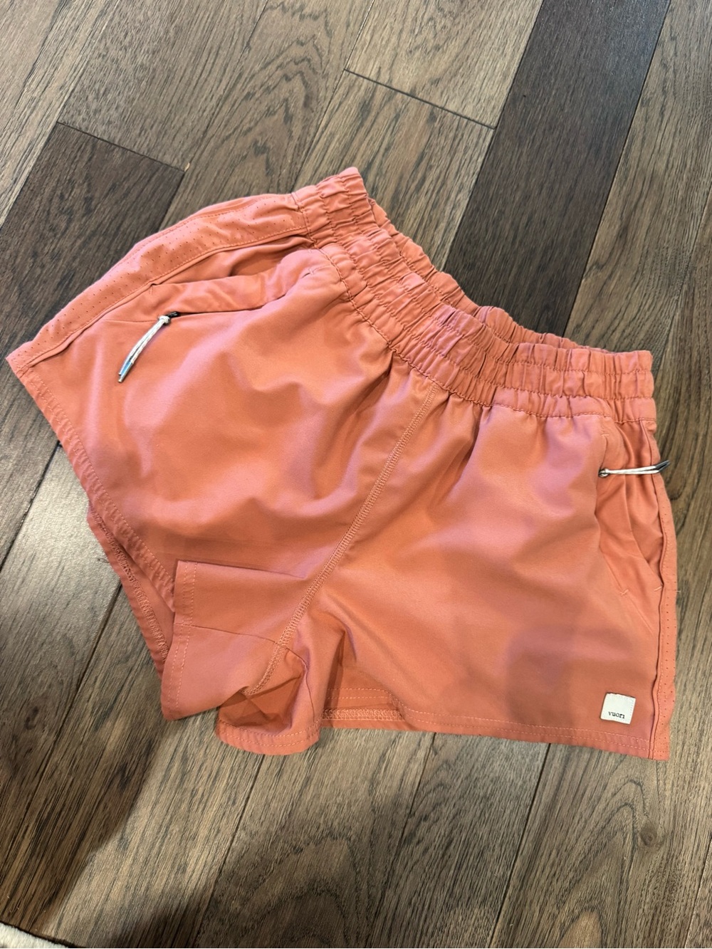 Vuori Coral Pink Athletic Shorts